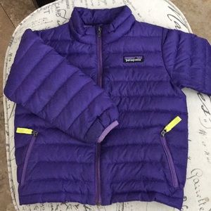 Purple girl Patagonia jacket